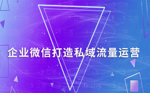 企業(yè)微信打造私域流量如何實現(xiàn)有效運(yùn)營
